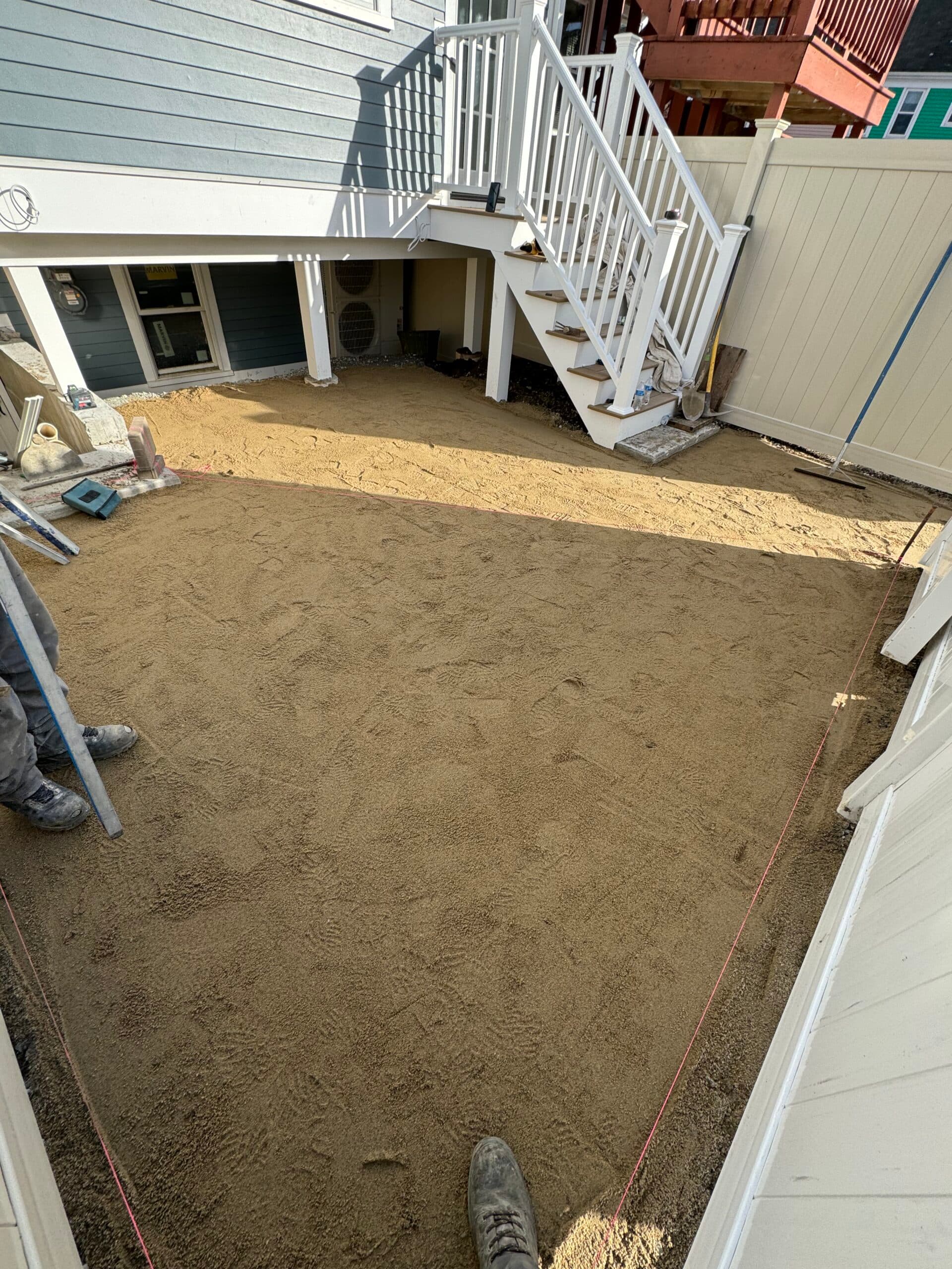 Before renovation - original stairs