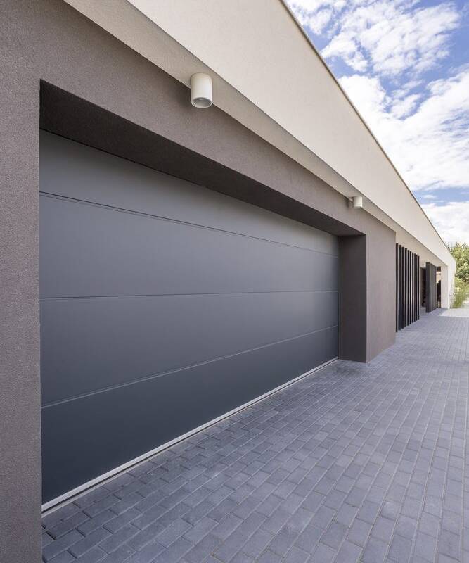 Nova entrada residencial de concreto sendo instalada em Massachusetts