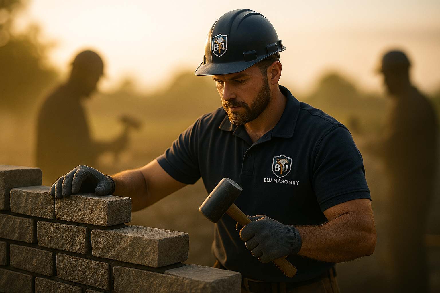 Specialized masonry and structural protection services by Blu Masonry