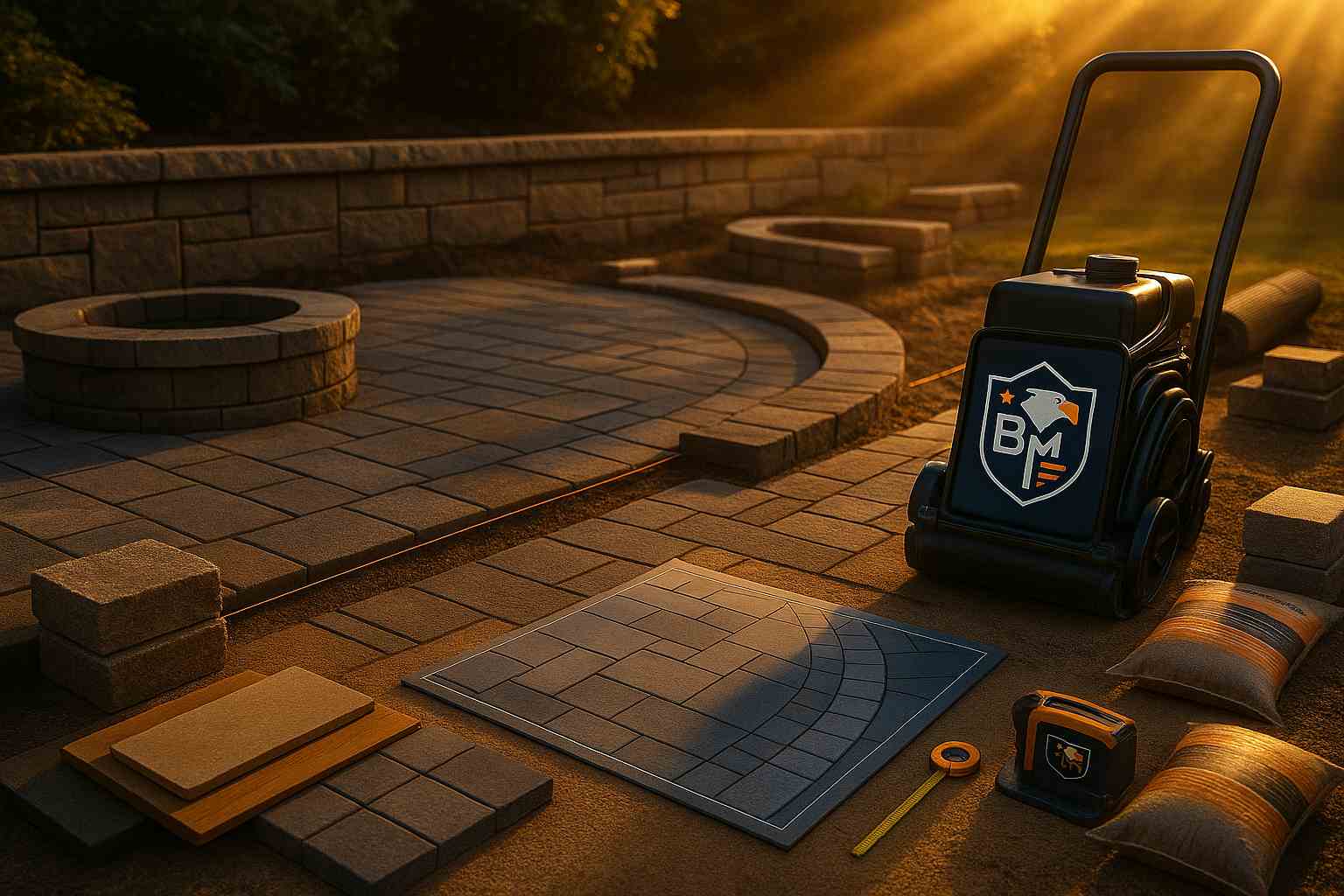 Hardscaping and outdoor design services by Blu Masonry