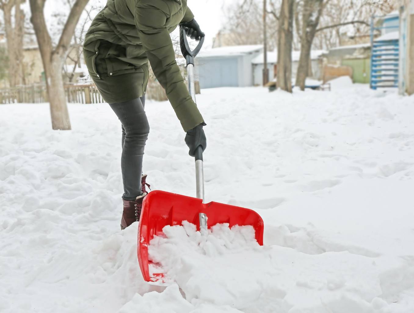 Professional snow removal for driveways and walkways